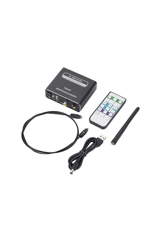 Jeehugo Siyah Bt5.0 Metal Dijital-analog Ses Dönüştürücü: Mıc Girişi, Kumanda, Rca/3.5mm Çıkış, Mp3/wav/ape Destekli