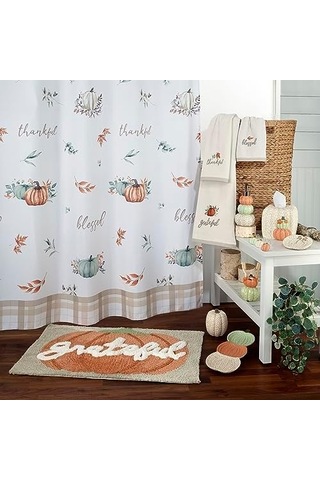 Avanti Linens Grateful Patch Collection, Diş Fırçası Tutucu, Çok Renkli Açık Ahşap