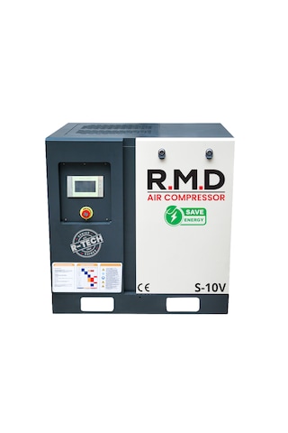 R.m.d Kompresör 10 Hp İnvertörlü Vidalı Hava Kompresörü Tek Makine Üıs-10v