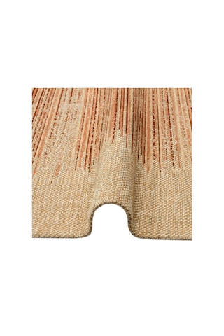 Eko Halı Brooklyn Brk 02 Bej Kaymaz İnce Hasır Dokuma Kilim