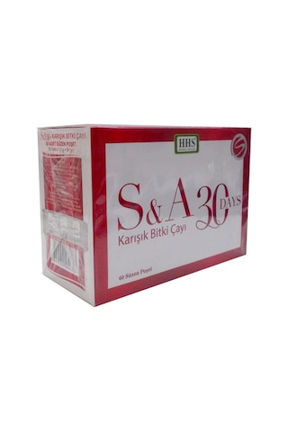 HHS SA30 Days Herbal Tea Süzen Poşet 60'lı