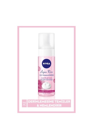 Nivea Aqua Rose Yüz Yıkama Köpüğü 150 ML
