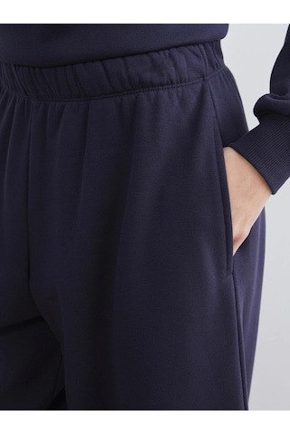 LC Waikiki Lcw Vision Lacivert Beli Lastikli Kadın Kalın Eşofman Altı Dark Navy
