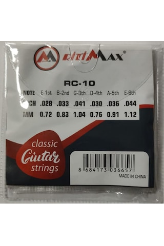 Ritimax Rc-10 Klasik Gitar Teli Takım