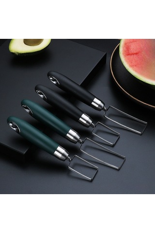 Monyee 304 Paslanmaz Çelik Küçük Kare Meyve Dilimleyici, Kreatif Karpuz Kestiği, Ev Ve Restoranlar İçin Kesme Aleti Siyah Siyah