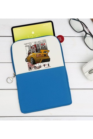 Bk Gift Tokyo Route Tasarımlı Taşınabilir Koruyucu Tablet Kılıfı
