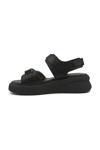 Nine West Hernan Siyah Kadın Kalın Taban Sandalet 000000000102051557
