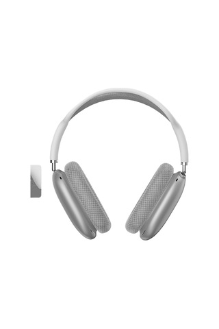 Kablosuzörgübaş Yay Kulaklıkağır Bas Hareketçağrıgürtü Azaltma Silver