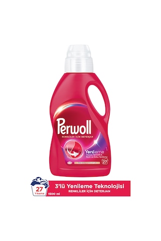 Perwoll Hassas Bakım Sıvı Çamaşır Deterjanı 1,5l Renkli Yenileme 9000101594171-5695 1 L