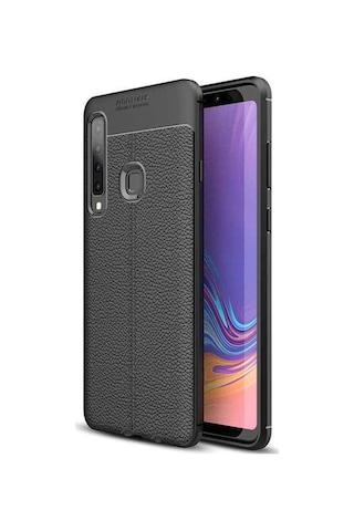 Galaxy A9 2018 Kilif Deri Desenli Kamera Korumali Silikon 493896154