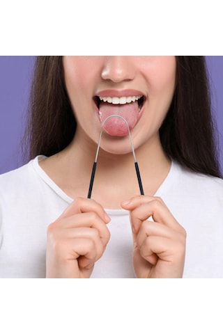 Dolıty Diller Kazıyıcı Taze Nefes Için Temizleyici Siyah