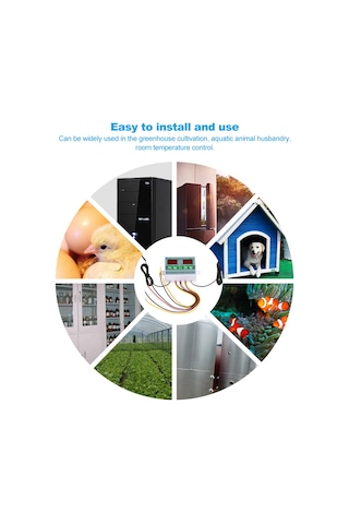 Monyee Zfx-st3012 İki Ekranlı Dijital Sıcaklık Kontrol Cihazı - Soğutma/ısıtma İki Yönlü Kontrol, 220v, -50 C 110 C Aralığı