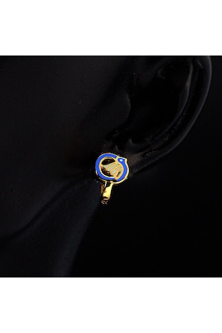 Güvercinli Taşsız Altın Çocuk Küpesi GL1018