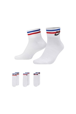 Nike Sportswear Everyday Essential Erkek Ankle 3"lü Çorap - Dx5080-195 Beyaz