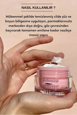 Byphasse Hydra 24 Saat Nemlendirici Gündüz Yüz Bakım Kremi 60 ML