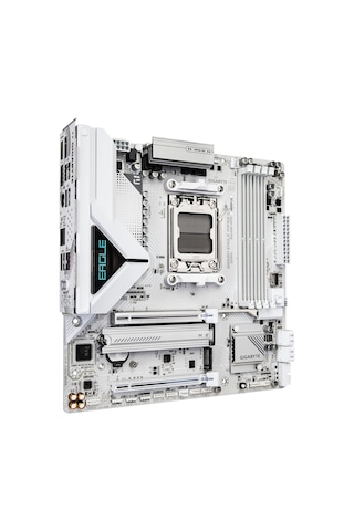 Gigabyte B850m Eagle Wıfı6e Ice Am5 Ddr5 8200mhz Oc Matx Gaming Aaaa11gıg0049