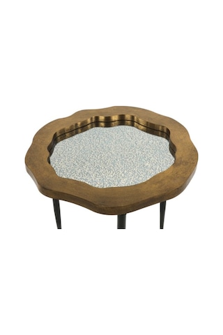 Vitale Pera Ahşap Orta Sehpa Ak.Ga0046