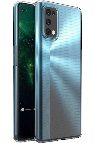 Realme 7 Pro Kılıf Zore Süper Silikon Kapak Renksiz