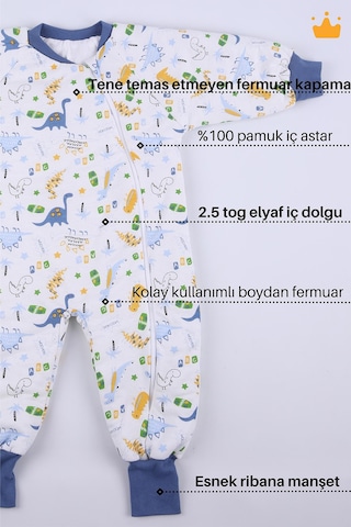 Begisa 2-8 Yaş 2.5 Tog Premium Kalite Kalın Elyaf Dolgulu Çocuk Uyku Tulumu 23504 001