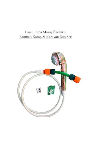 Car-fil Spa Masaj Özellikli Arıtmalı Kamp & Karavan Duş Seti