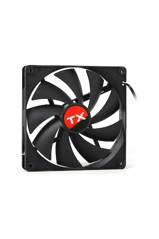 Tx 14Cm Siyah Sessiz Kasa Fanı 3Pin Molex Txccf14Bk