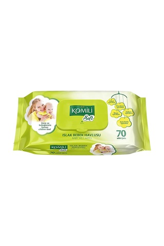 Soft Kapaklı Islak Bebek Havlusu - 70 Adet