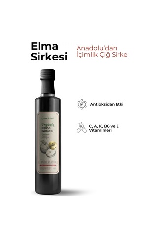 Greenlabel Organik Elma Sirkesi 500 ML