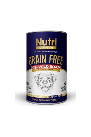 Tahılsız Yaban Domuzlu Yetişkin Köpek Konservesi 400gr