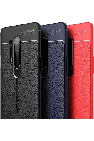 One Plus 8 Pro Kilif Zore Niss Silikon Kapak-Siyah 525304444