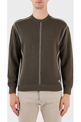 Emporio Armani Erkek Kazak 6r1mx3 1mozz 0440 Kahve Kahverengi