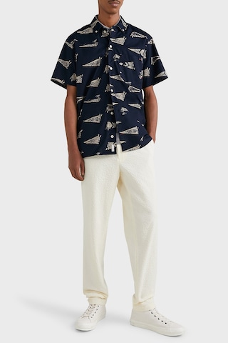 Tommy Hilfiger Erkek Gömlek MW0MW30692 0GY Lacivert