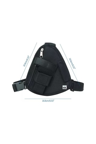 Maiyame Siyah Radyo-telsizi Cephesi, Kolay Erişimli Çalışma Yeleği - Güvenlik, İnşaat Ve Etkinlikler İçin Dayanıklı Tasarım