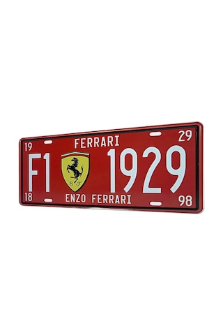 Ferrari F1 1929 Plaka Tasarımı 40x90 Cm Oyuncu Mousepad Kaymaz Taban Büyük Boy Ferrari F1 1929 Plaka Tasarımı 40x90 Cm Oyuncu Mousepad Kaymaz Taban Büyük Boy
