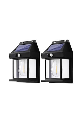 Forlife 12watt Güneş Enerjili Solar Dekoratif Duvar Apliği 2 Adet