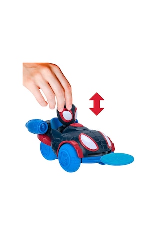 Spidey Disk Fırlatan Araba Miles Morales PDY01000