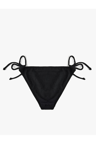 Koton Astarlı Yanları İpli Bikini Altı Siyah 5sak00012mm Siyah