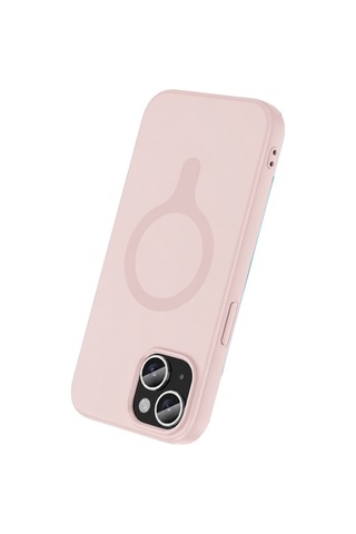 Joko Apple Uyumlu iPhone 15 Z Silikon Magsafe Kapak - Pembe