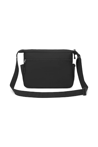 Smart Bags Ekstra Hafif Kumaş Kadın Postacı Çantası-2022-3146 Siyah