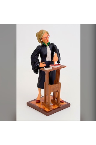 Forchino Koleksiyonu / Kadın Avukat Biblo / Büyük Boy