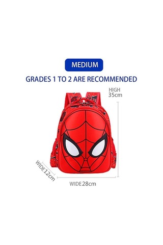 Yürümeye Başlayan Çocuk Okul Sırt Çantası 3d Çizgi Roman İlkokul Öğrencisi Okul Çantası Su Geçirmez Hafif Çocuk Kitap Çantaları Erkek Kız Çocuklar İçin M, Kırmızı Diğer