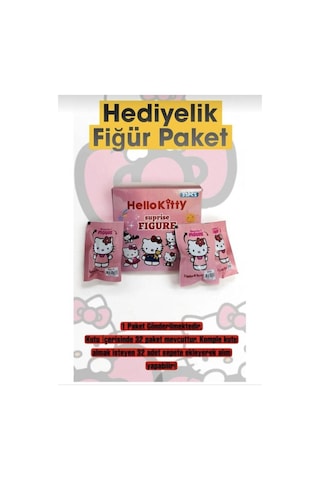 Hello Kitty Hediyelik Fiğür Paket 1 Adet