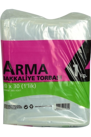 Naksan Naylon Torba Arma Şeffaf Bakkaliye Kuruyemiş Şeker Torbası N11.270