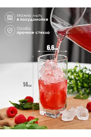 Lumınarc 6 Parça Cam Meyve Suyu Ve Viski Bardağı Seti Hediye 219220932 Beyaz