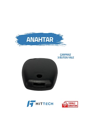Renault - Master 3 Uyumlu 3 Buton Yale Anahtar Kabı