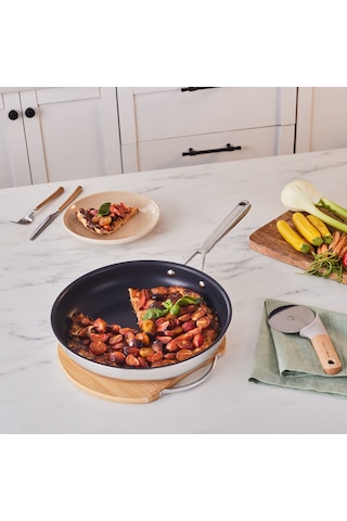 Karaca Plasma Steel 316+ 3ply Tava 28 Cm Gümüş