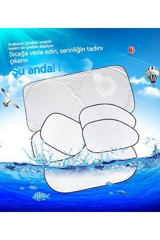 Araç Ön Camı Güneşlik Ön Kalkanı 150 70cm05