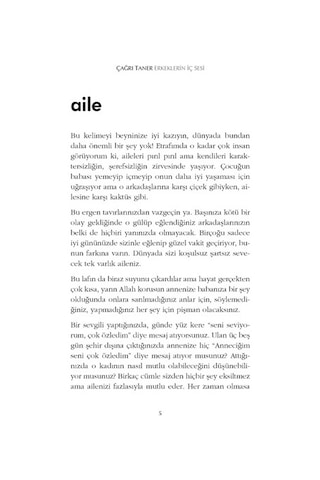 Erkeklerin İç Sesi - Çağrı Taner - Hayykitap