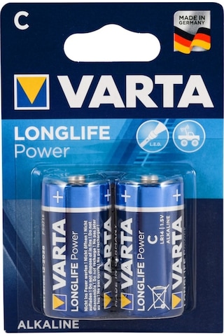 Varta 4914 Longlife Power Alkalin Orta Boy C Pil 2'li
