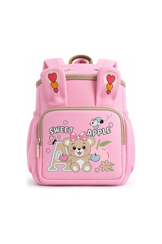 Ls-5170 Kız Çocuk Ana Okul Çantası Okul Çantası Pembe Vizon