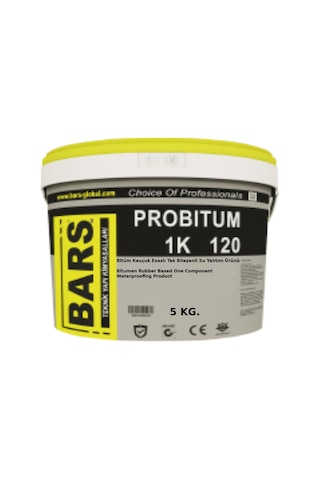 Bars Bitüm Kauçuk Esaslı Tek Bileşenli Su Yalıtım Ürünü 5 Kg.